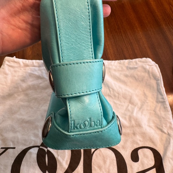 KOOBA turquoise leather purse.  SOFT!!! - Picture 11 of 15